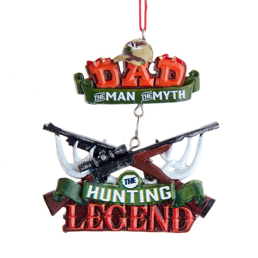 Dad Hunting Legend Ornament