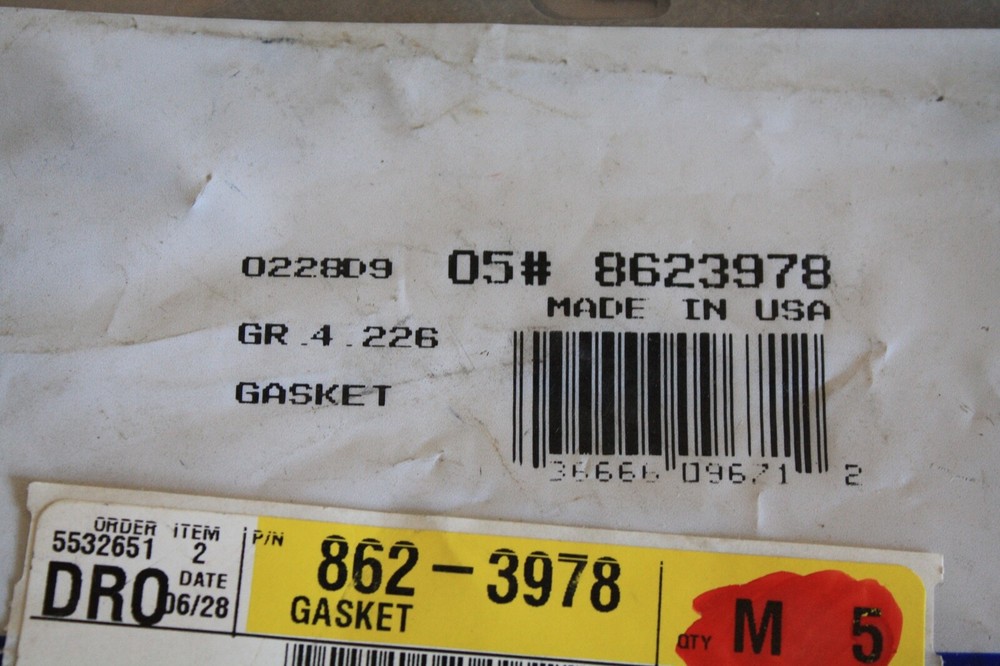 GM 8623978 Front Pump Gasket