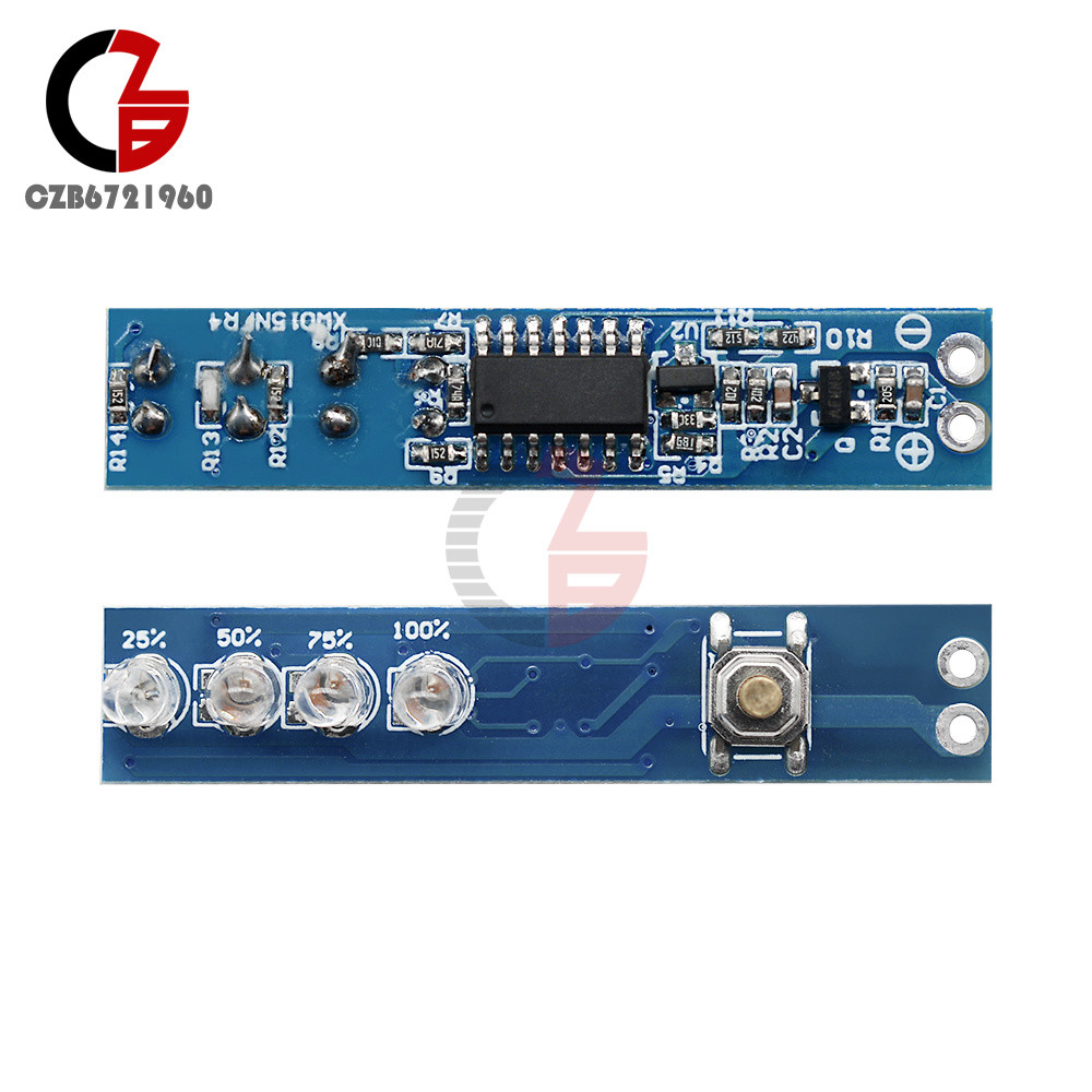 1S Li-ion Battery Capacity Indicator Module LED Display Board Power Level Panel