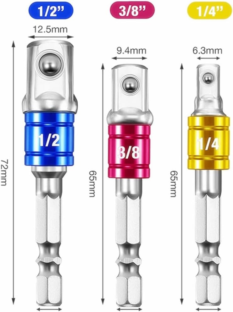 Flexible Drill Bit Extension kits,Include 11.8 inch Bendable One Size