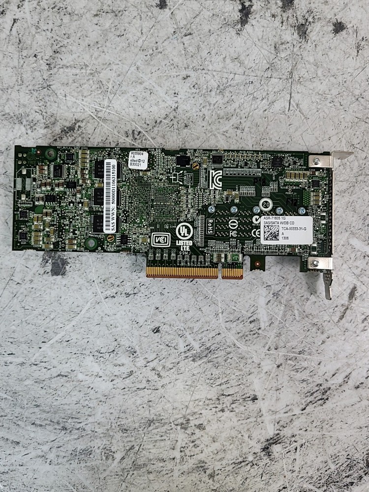 Adaptec ASR-71605 1G Raid Controller Card PCIe SAS/SATA