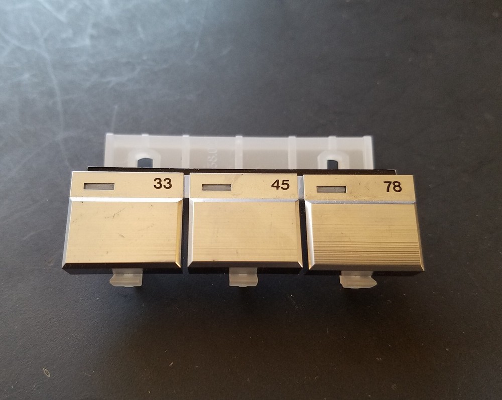 Speed Button Assembly For a Dual CS-5000 Turntable