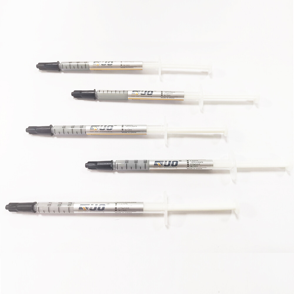 5X Thermal Paste Grease Heatsink Compound For All CPU GPU VGA Syringe Cooling 1g