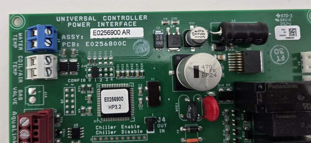 Jandy Universal Power Interface Control Board E0256900AR E0256800C E0256900