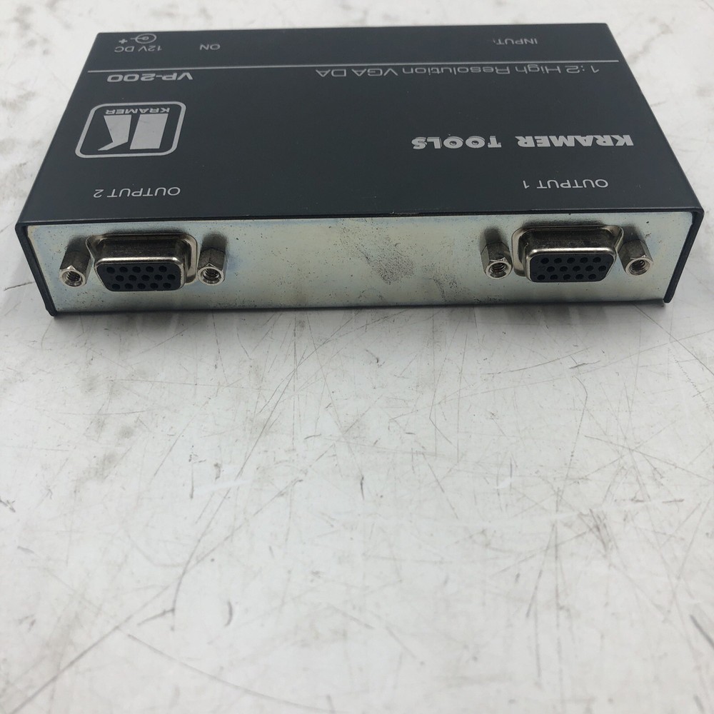 Kramer Tools VP-200K High Resolution Audio Distribution Amplifier UNTESTED PARTS