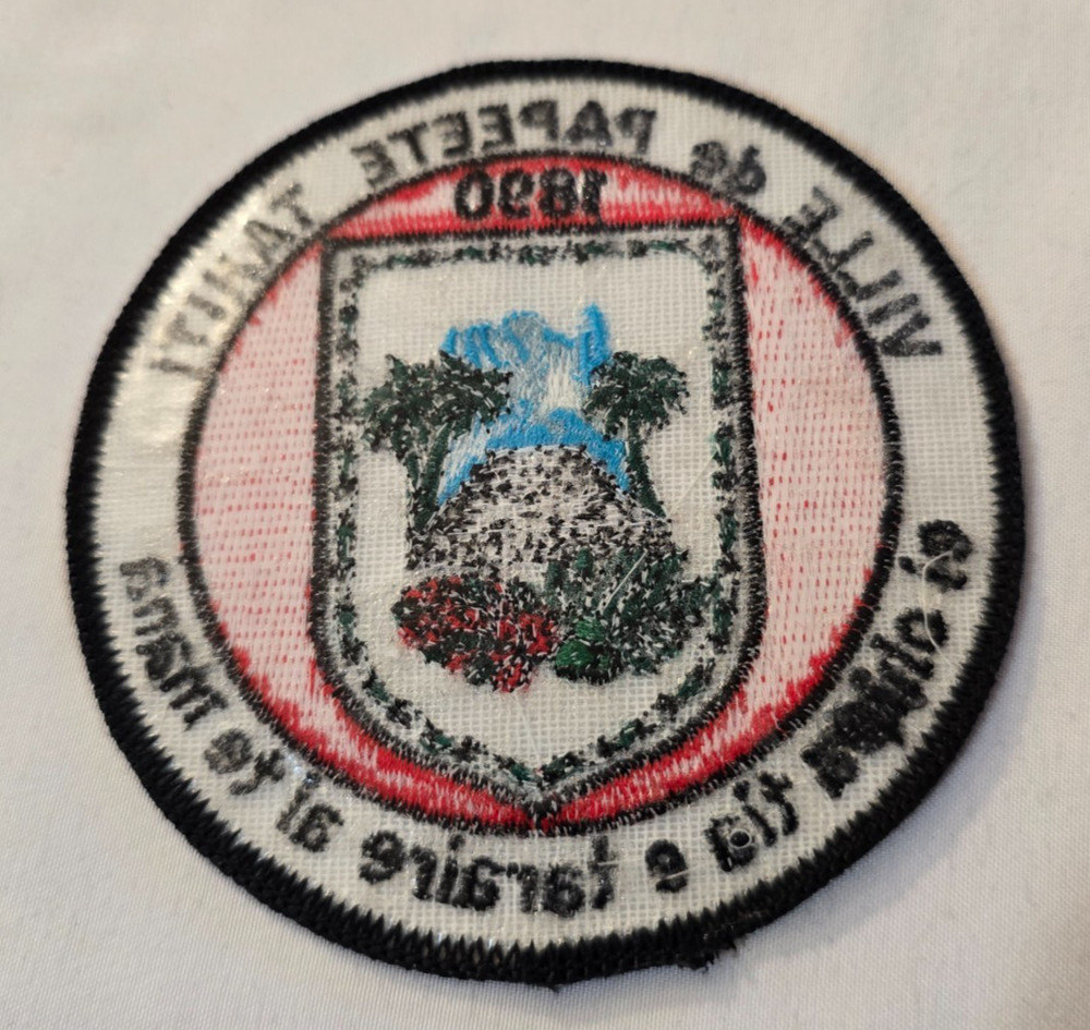 Papeete Tahiti Police Shoulder Patch
