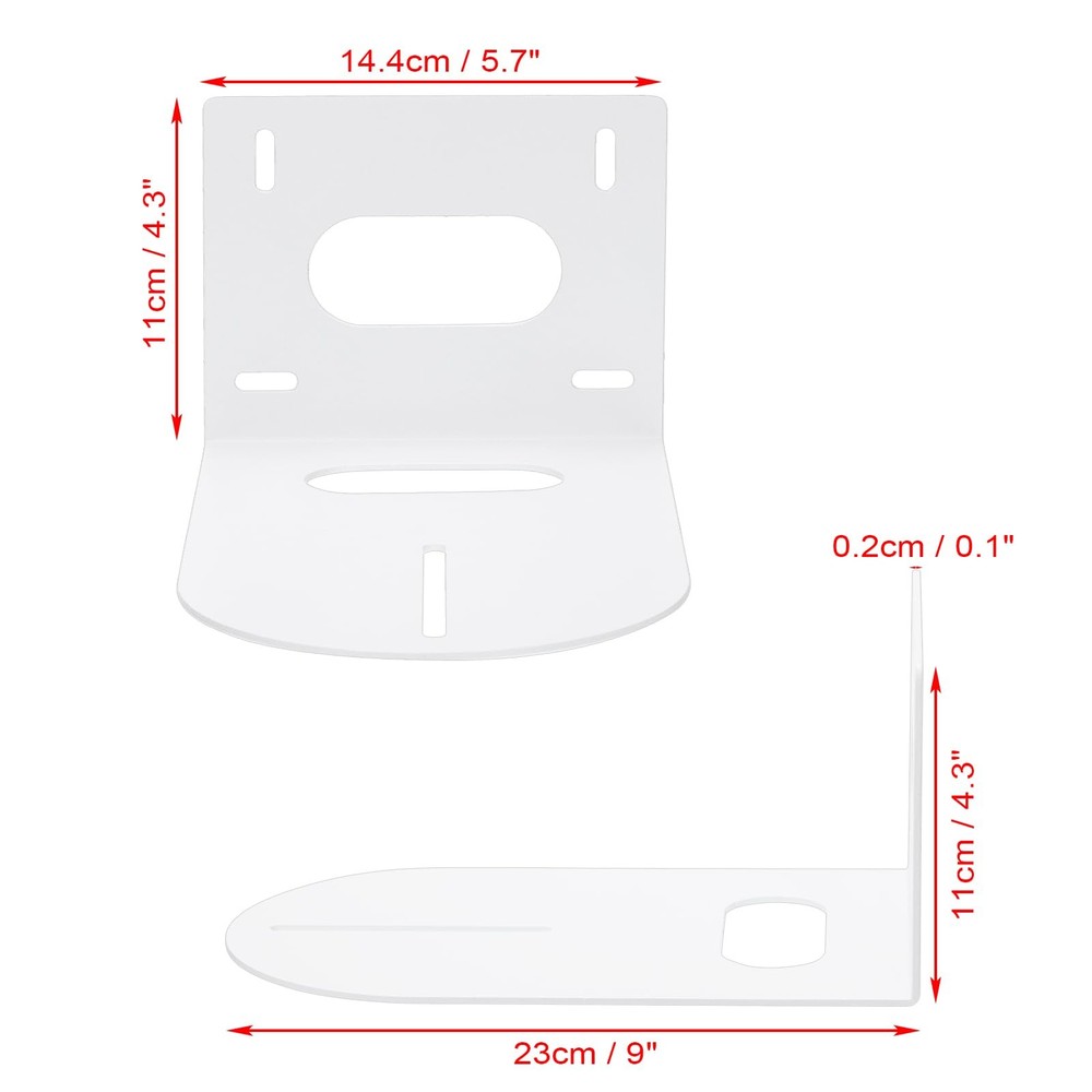 Sumnacon PTZ Camera Bracket White Universal PTZ Camera Mount Bracket Compatib...