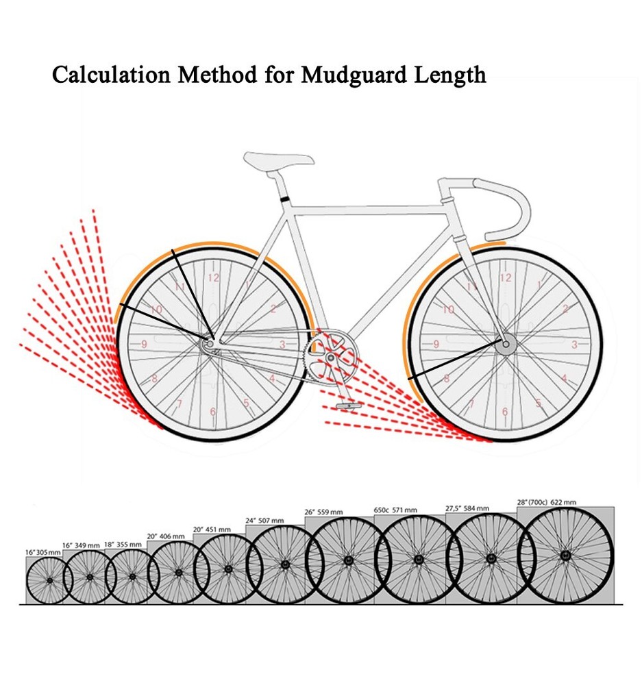 Custom Bamboo Bicycle Full Coverage Fenders