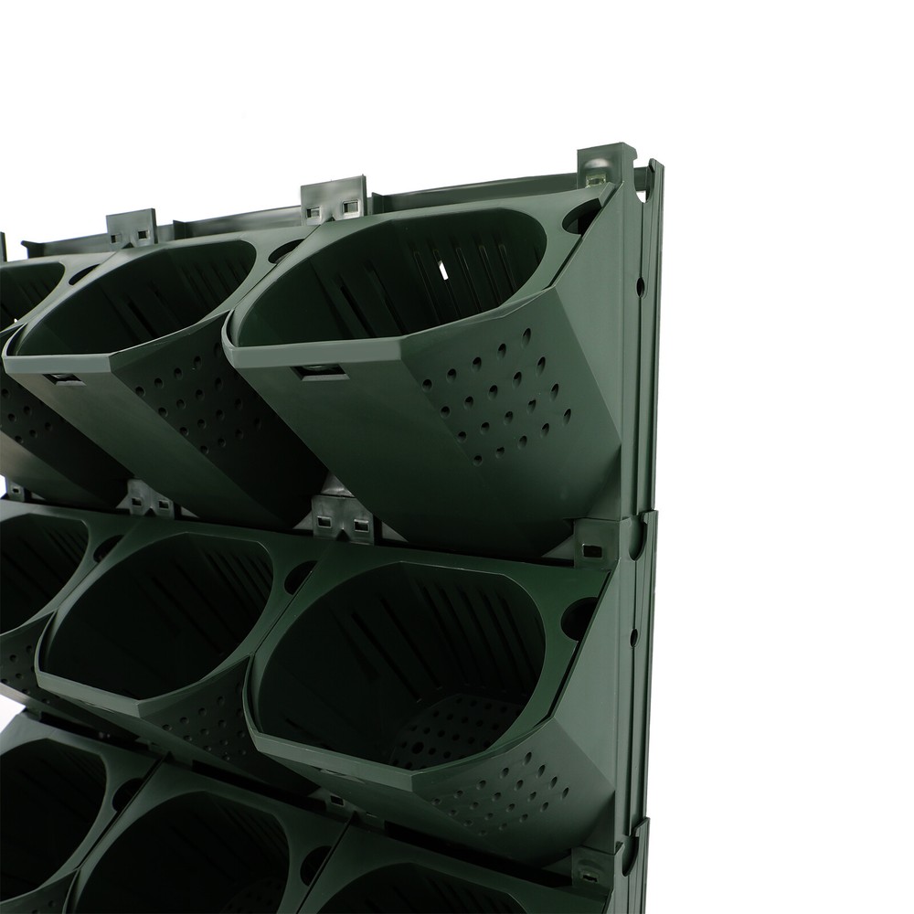 Vertical Wall Planter with 36 Pots - Space-Saving Garden Solution
