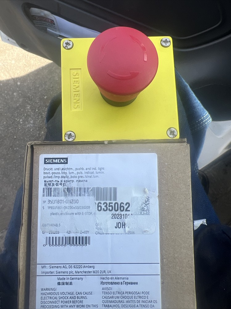Siemens e-stop