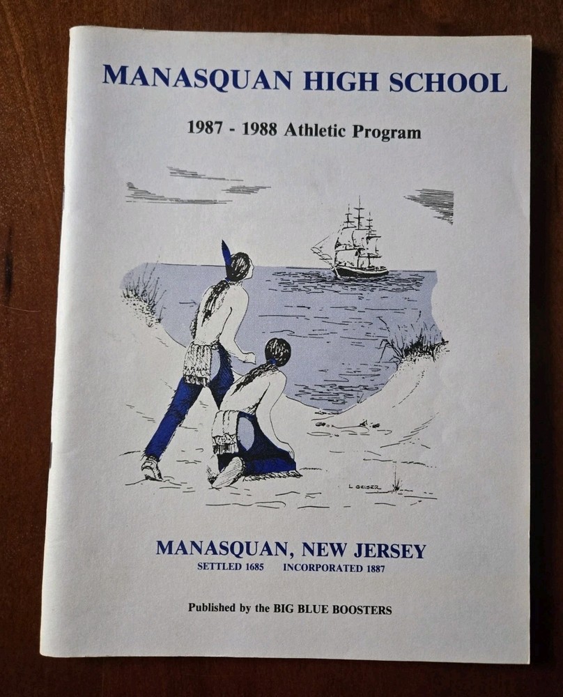 1987-1988 Manasquan, NJ HS Athletic Program