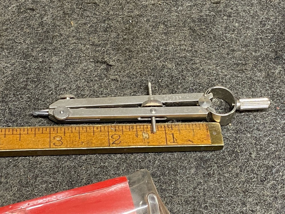 Hearlihy & Co. 3” Compass No. 462 Germany precision drafting