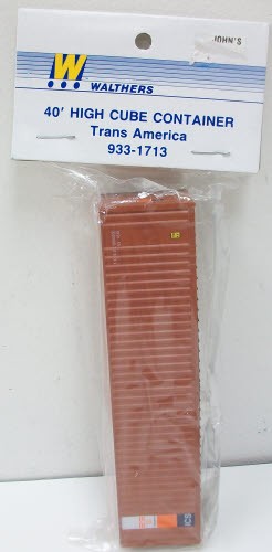 Walthers 933-1713 Trans America 40' High Cube Container