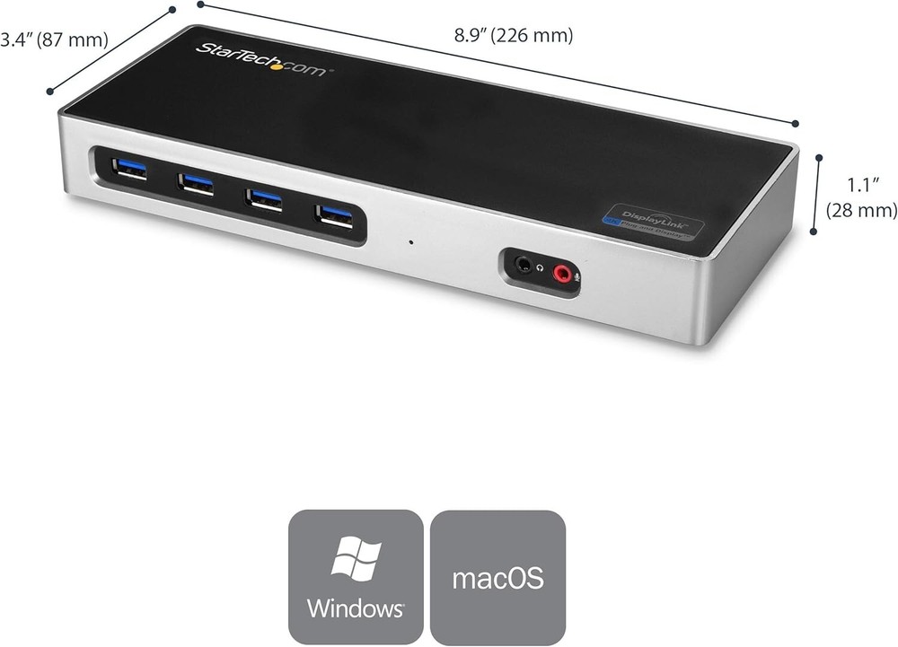 StarTech DK30A2DH USB 3.0 Docking Station