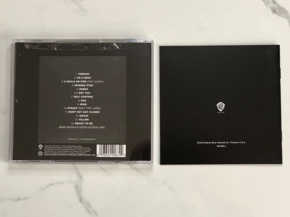 Signed / Autographed Bebe Rexha “Expectations” Booklet + Open CD