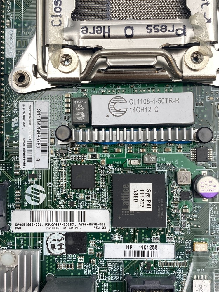 HP BL460C G8 v1 System Board 640870-001