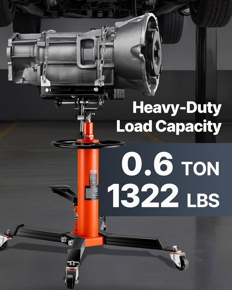 1322LB Hydraulic Transmission Jack VEVOR Telescoping