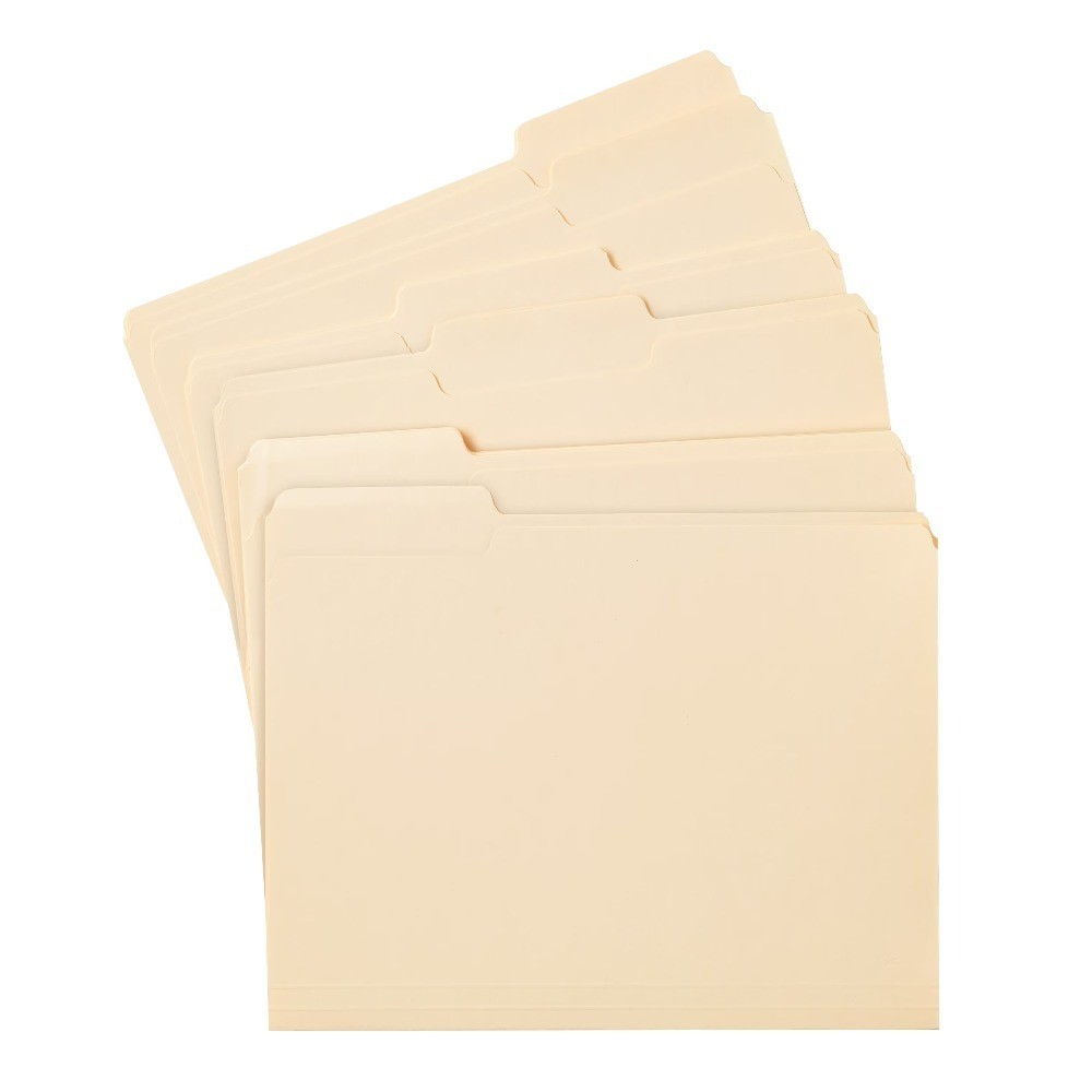 Heavyweight File Folder, Letter Size, 25 per Pack, Manila