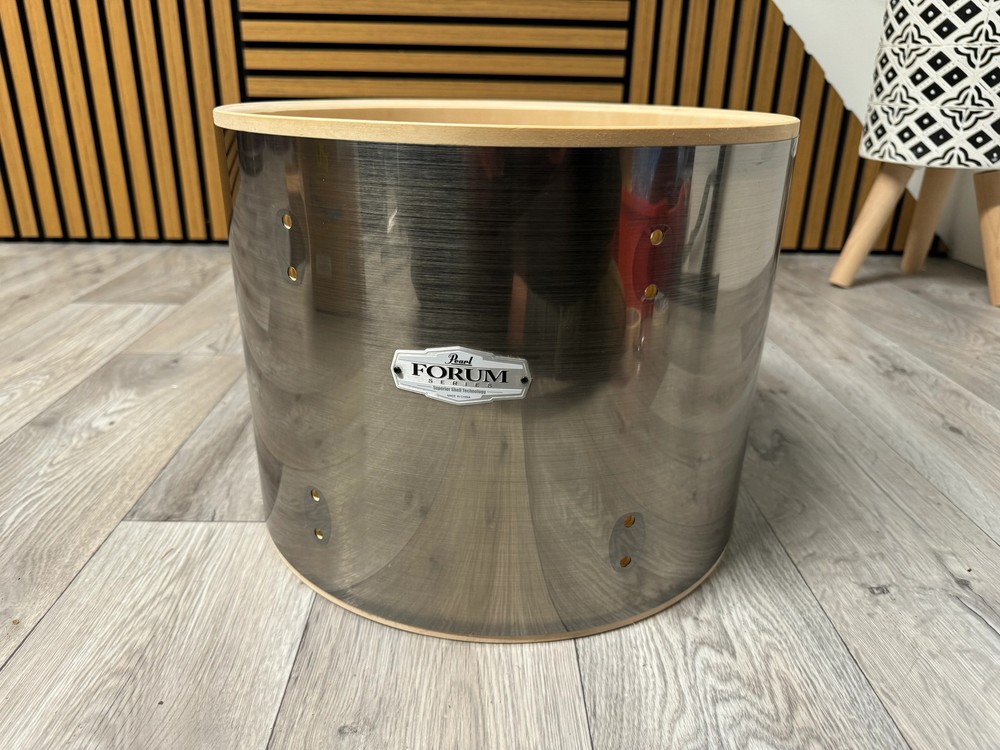 Pearl Forum Tom Drum Shell 13”x10” Bare Wood #OV41
