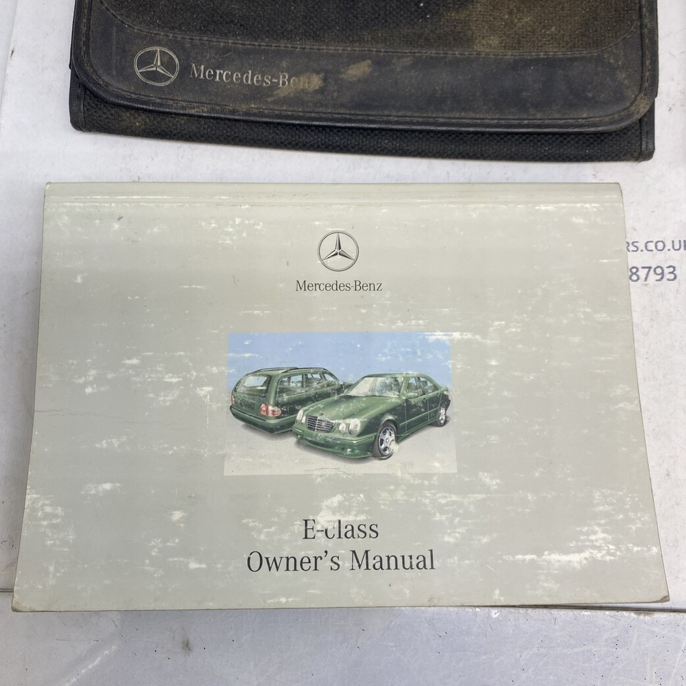 MERCEDES E CLASS OWNERS MANUAL BOOK PACK