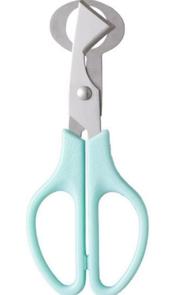 Stainless Steel Quail-Egg Cutter Scissors Kitchen Egg Shears Tool-2Pcs