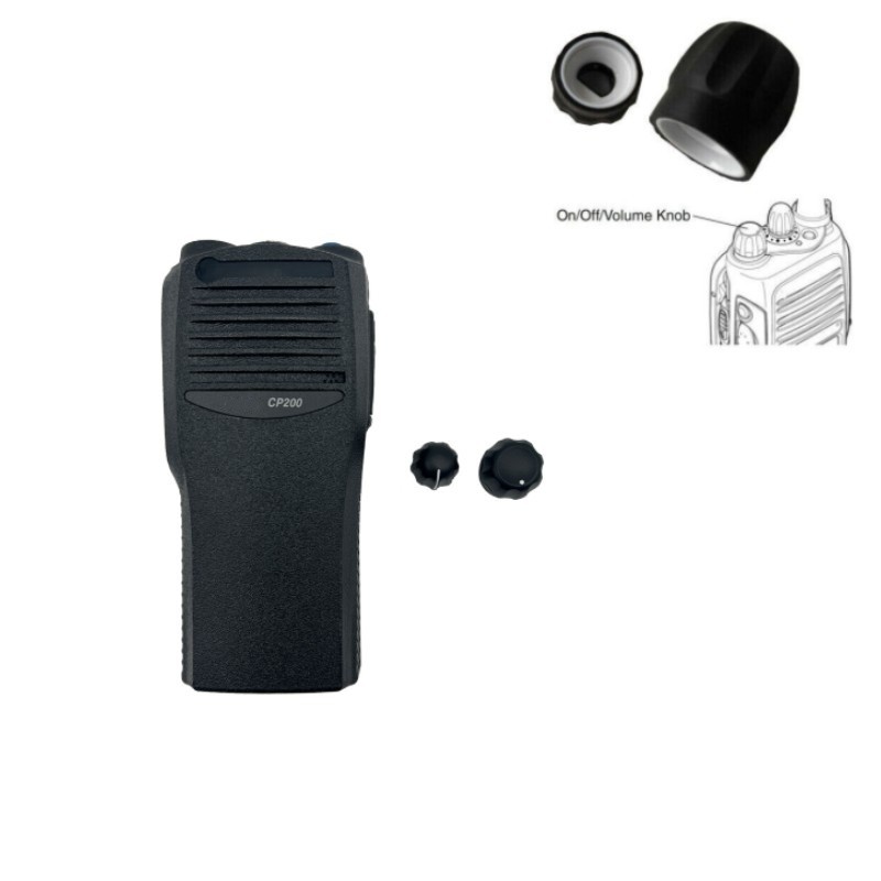 Replacement Front Housing Case Cover Kit for CP200 Two Way Radios L3
