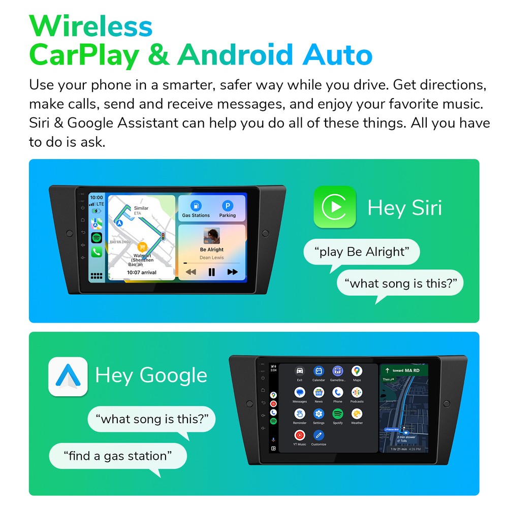 E90A12S 8-Core Android 12 Car Play Stereo Radio For BMW 3 Series E90 E91 E92 E93