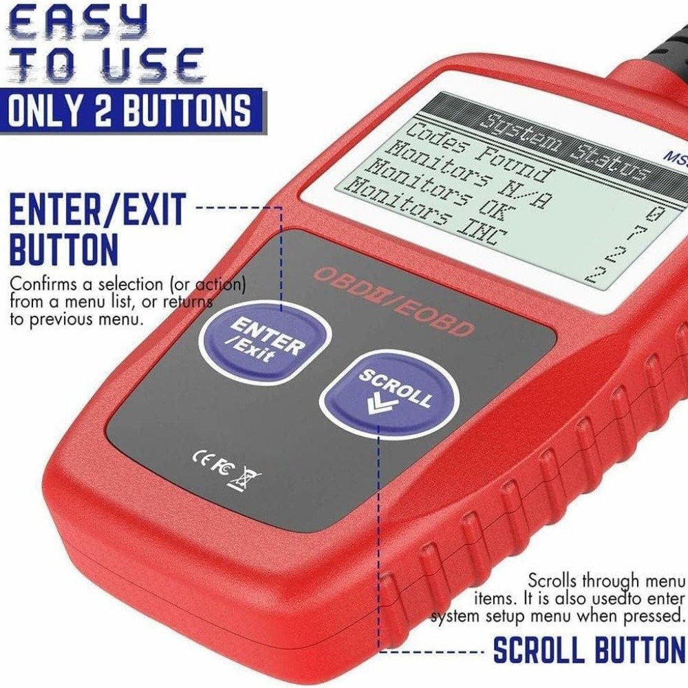 OBD Code Reader Automotive OBD2 Scanner Car Check Engine Fault Diagnostic Tool