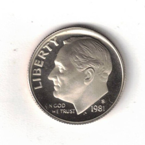 1981-S San Francisco Proof Roosevelt Dime!