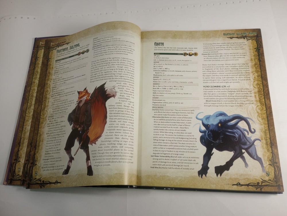 Pathfinder Roleplaying Game: Bestiary 2 - 1st Edition Hardback