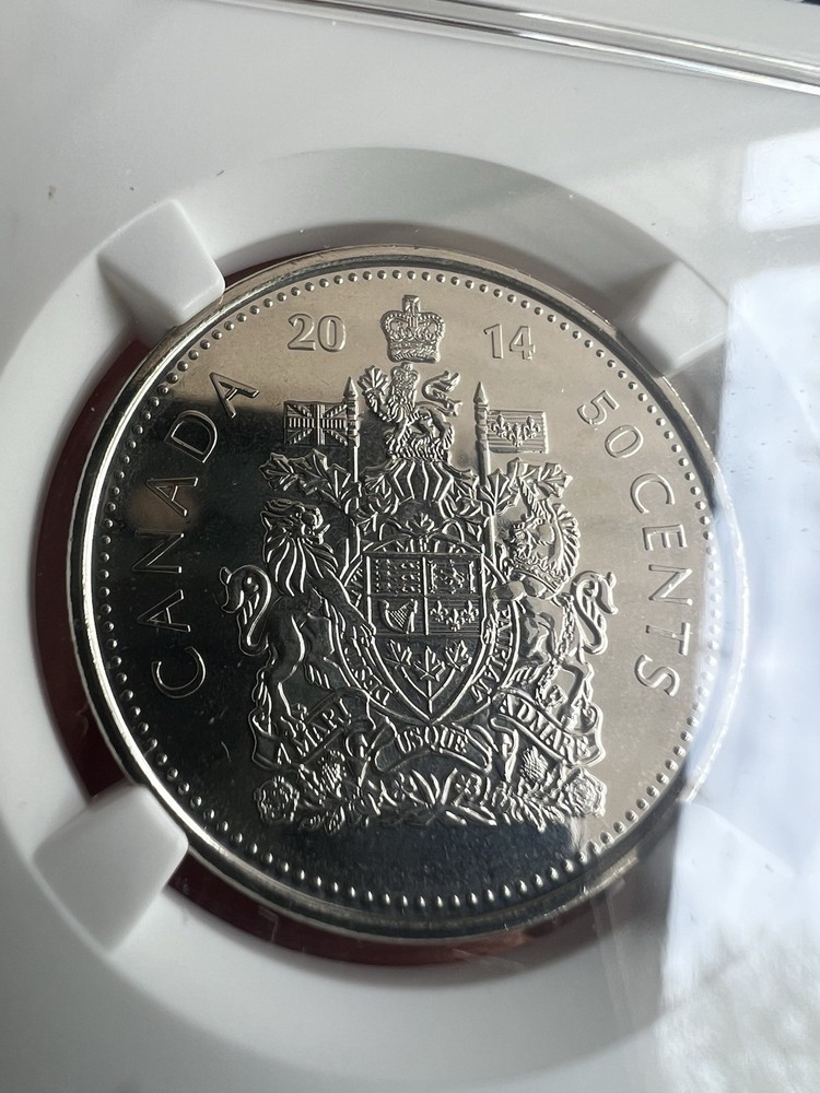 2014 CANADA 50 CENT HALF DOLLAR NGC MS68 FIRST RELEASES... Scarce