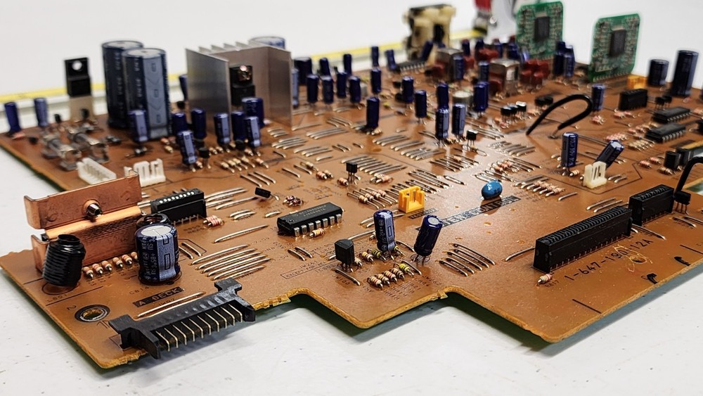 Sony TC-WR635S Dual Cassette Deck Control Board Tested Working