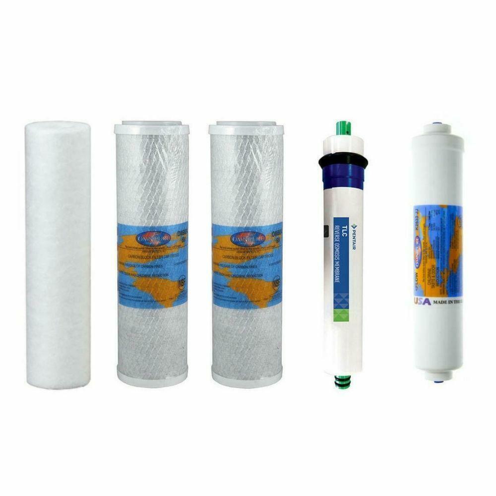 PureValue 5EZ50 RO Filter Replacement Kit with RO Membrane