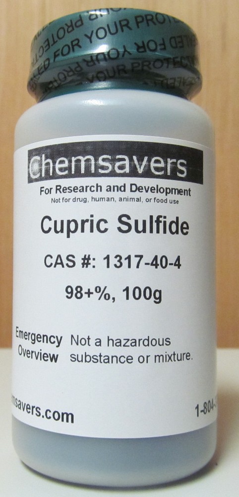 Cupric Sulfide, 98+%, 100g