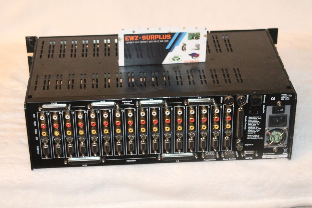 ALCORN MCBRIDE DIGITAL BINLOOP 32 TRACK AUDIO/VIDEO REPRODUCER FULLY TESTED