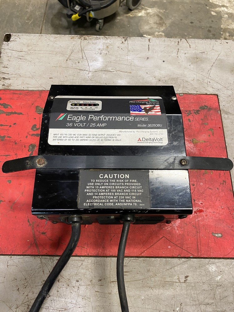 Battery Charger 36 volt 25 amp Eagle Performance Dual Pro Pro Charging