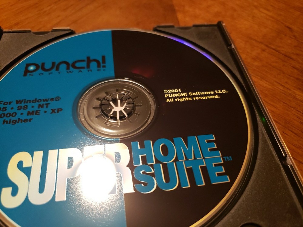 Punch Super Home Suite PC CD ROM Home Design Software