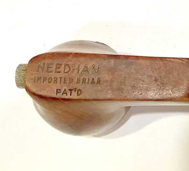NEEDHAM Smoking Pipe Vintage Pat.# BRIAR