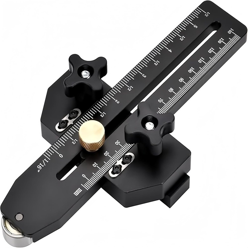 Precision Thin Rip Jig for Table Saws - Micro-Adjustable Woodworking Guide fo...