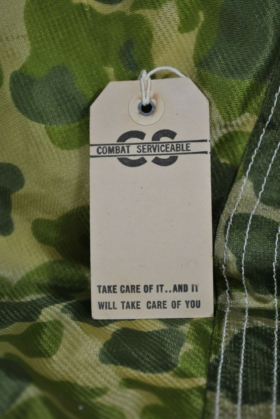 Original US WWII Combat Serviceable Tag