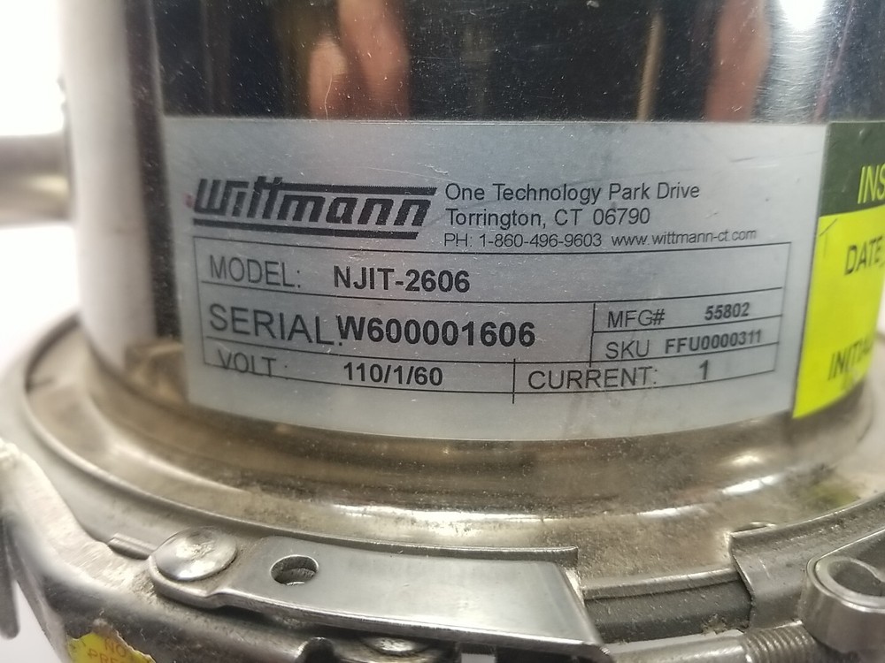 Wittmann Model NJIT-2606 Vacuum Used Loader Cyclone