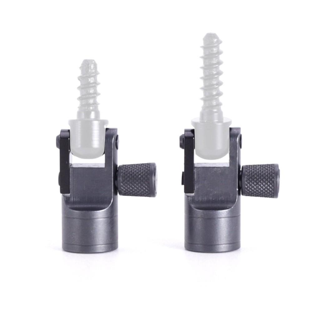 New QD Adapter Stud Base to Sling Swivel Black Anodized