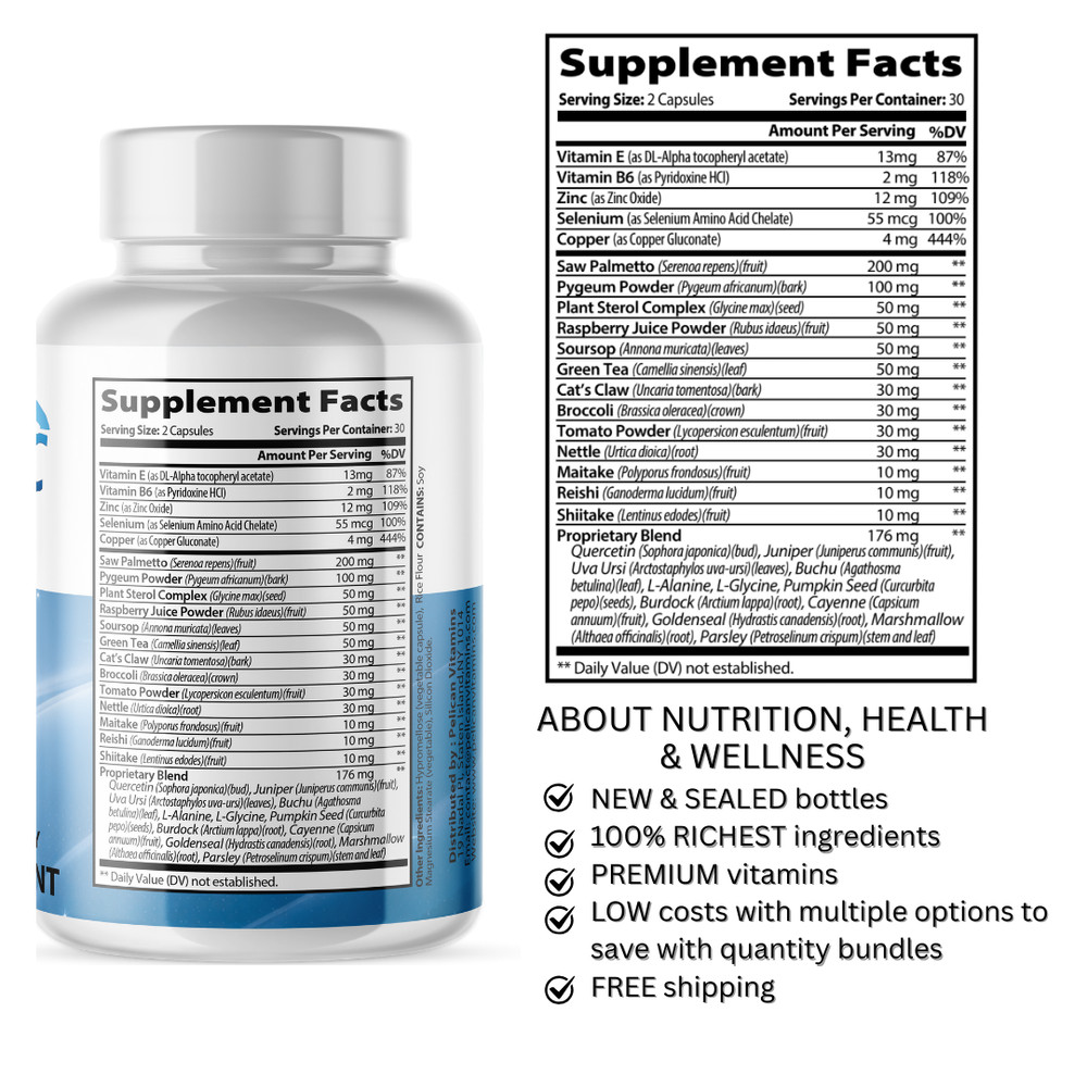 Prostatic - Prostate Support- 60 Capsules