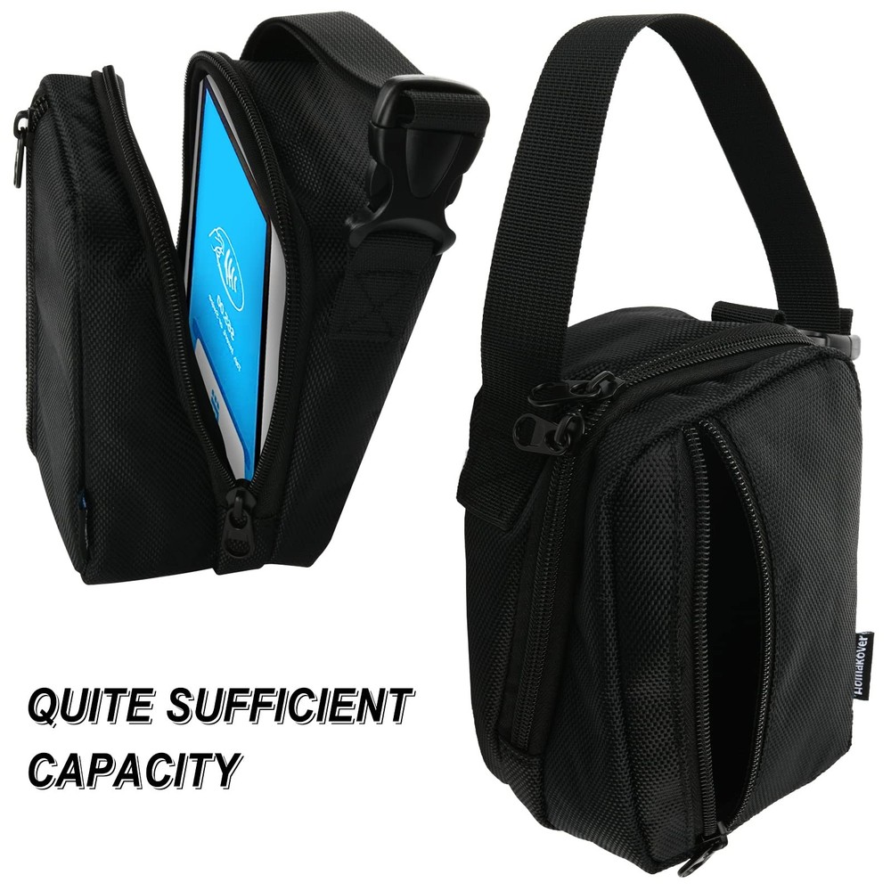 Square Terminal Case, Fits Adapter, Cable, Paper, Reader, Waterproof, Travel