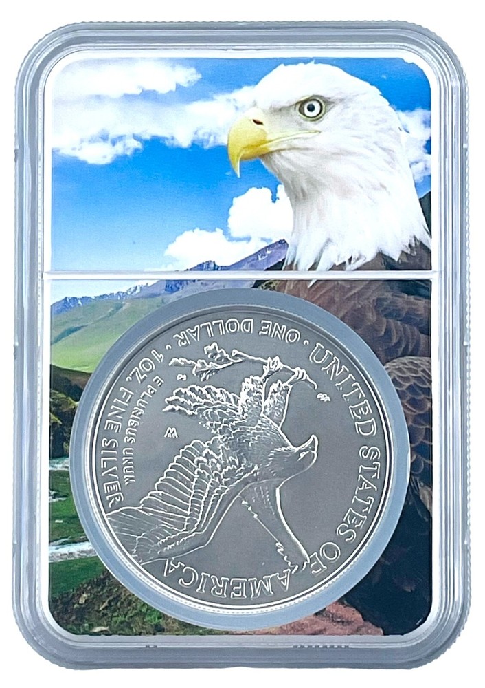 2024 W 1oz Burnished Silver Eagle NGC MS70 First Day Issue Eagle Core LIVE