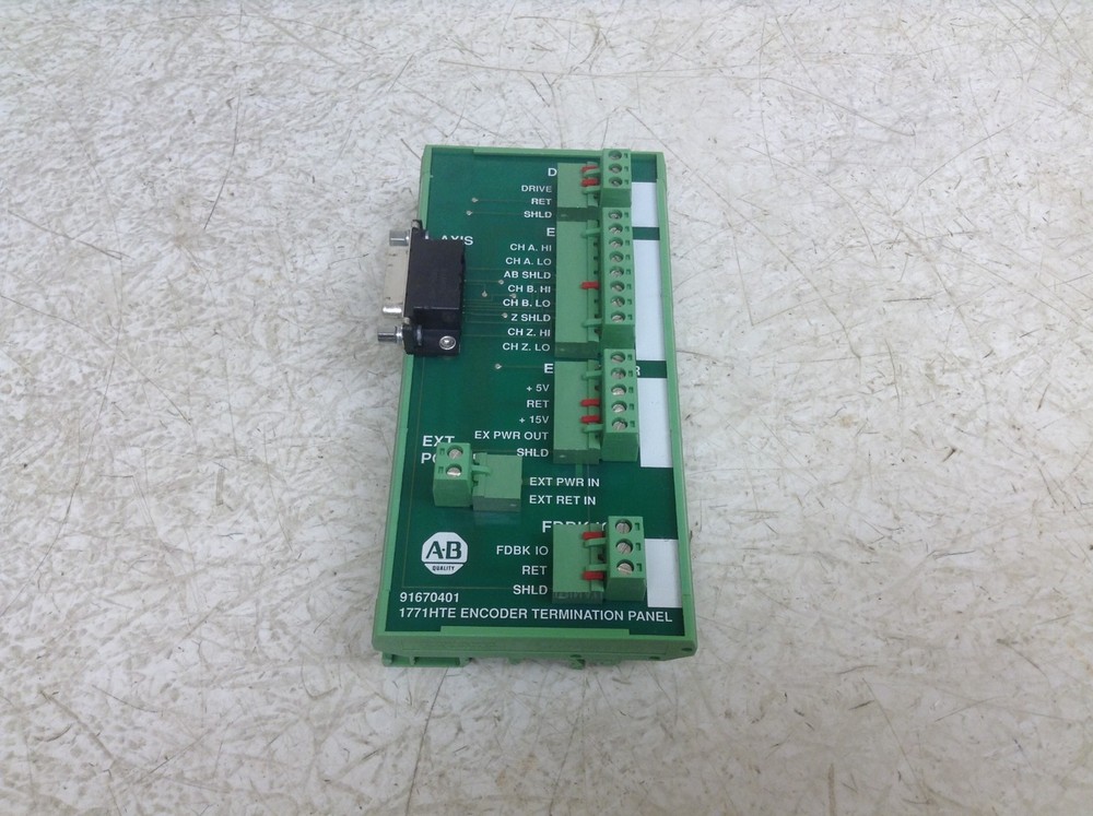 Allen Bradley 91670401 1771HTE Encoder Termination Panel