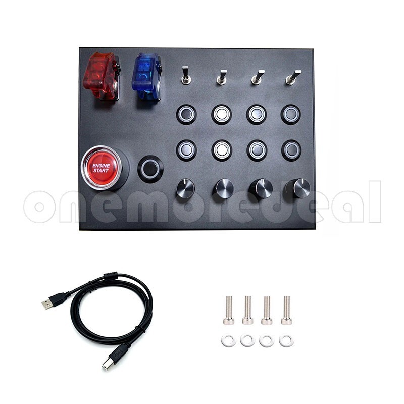 Multifunctional Central Control Box PC Racing Game Simulator Control for Fanatec