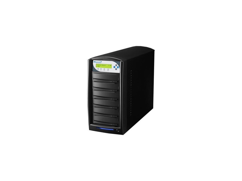 VINPOWER Black 1 to 5 Up to 256MB Buffer Memory SharkCopier DVD CD Disc Duplicat