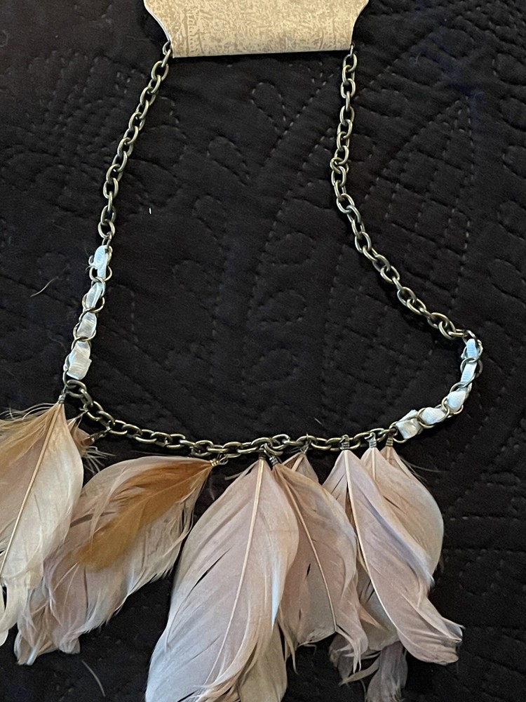 feathers on