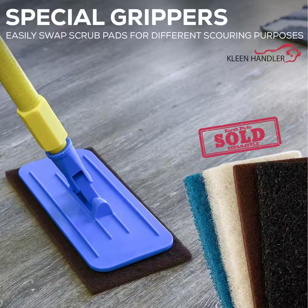 Clean Doodlebug Scrubbing Pad Holder, Blue (2-Pack)